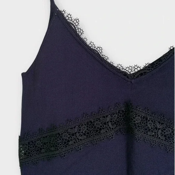 Zara Lace Trim Camisole Tank Top - Picture 6 of 9